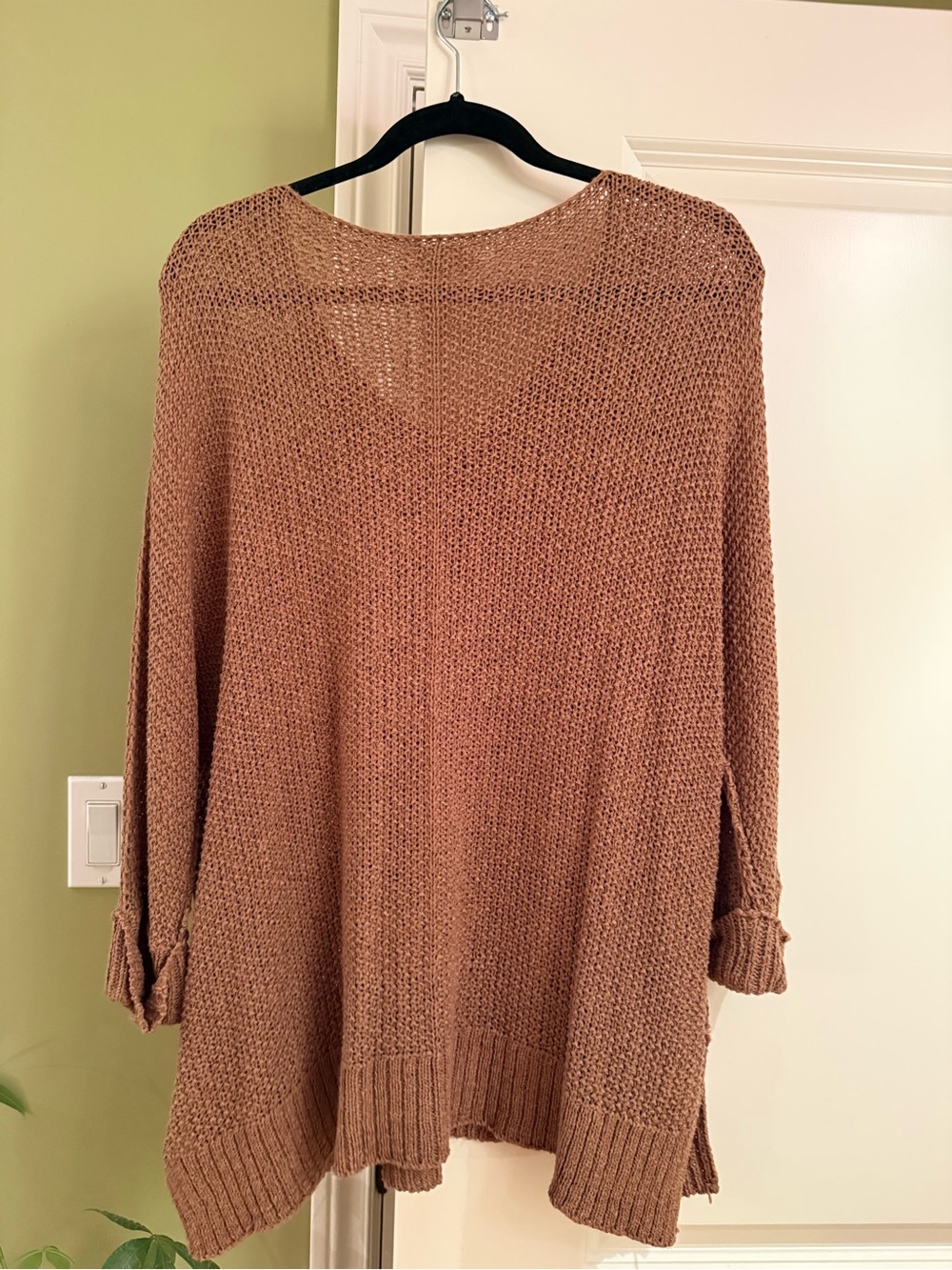 ee:some Oversized Open Knit V-Neck Sweater M/L - Picture 4 of 4